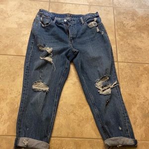 Abercrombie distressed jeans